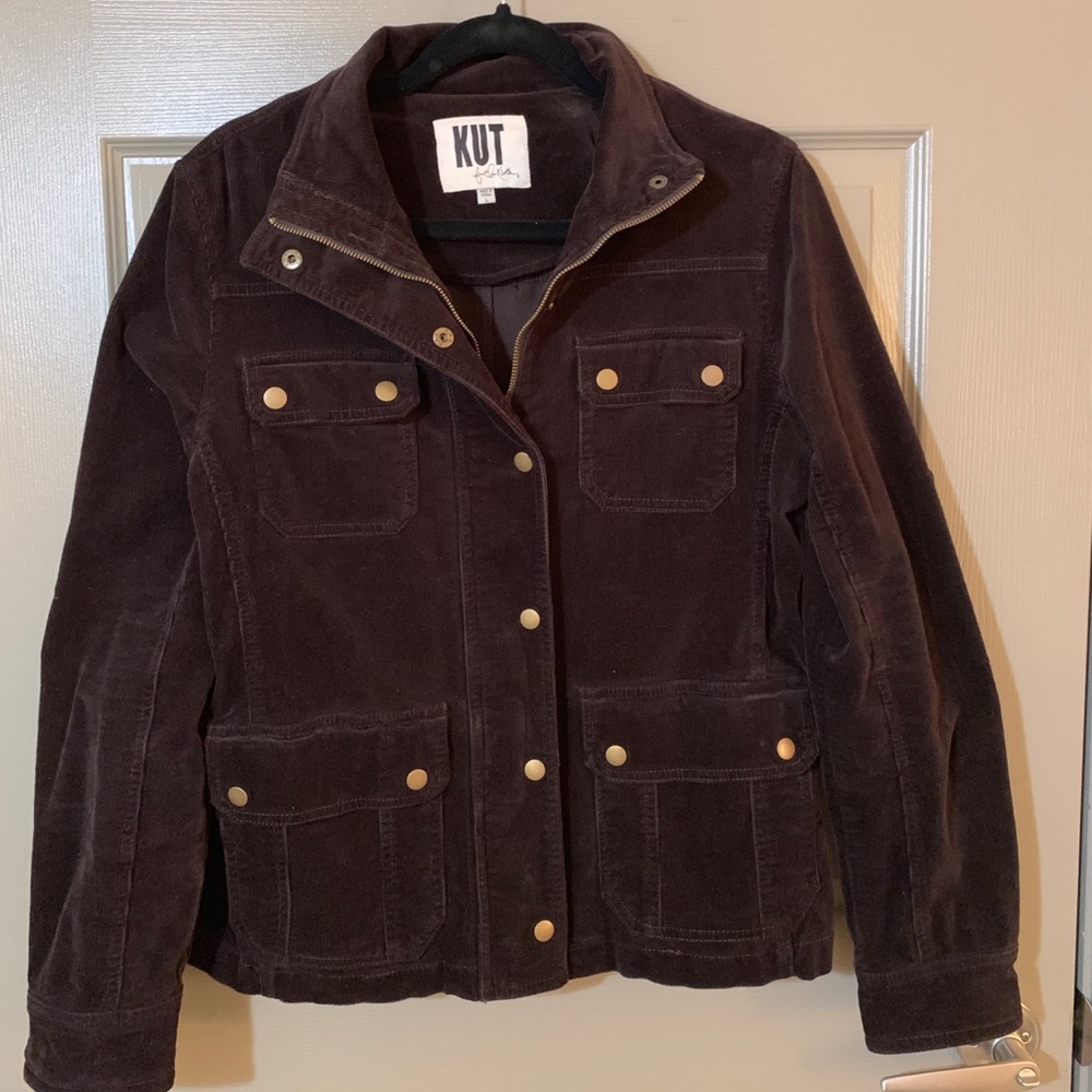 Corduroy Jacket Brown KUT From The Cloth